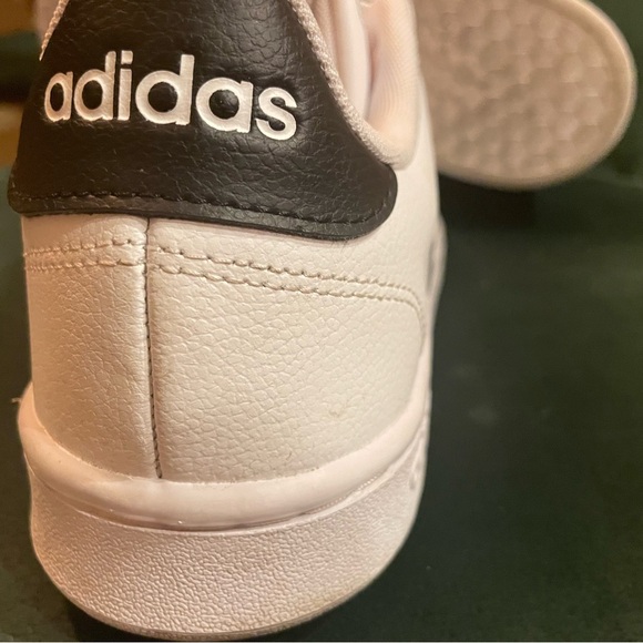 adidas Men's White and Black grand court sneakers - Picture 5 of 9